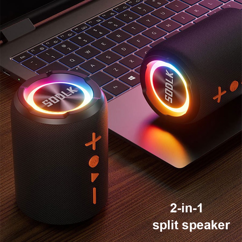 Audio Music Spotify - SODLK TX9 2-in-1 Split Bluetooth Speaker