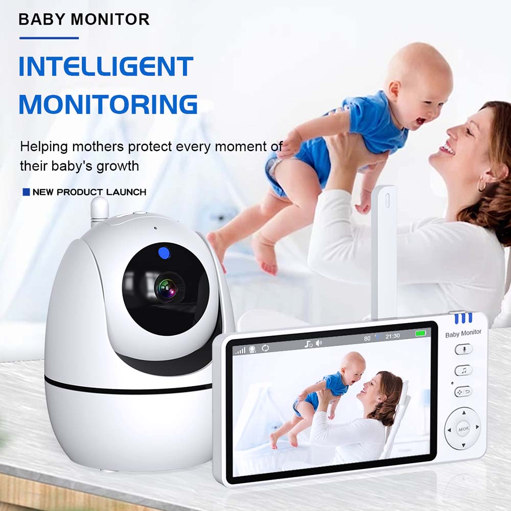 5 Inch Video Baby Monitor Indo - Audio Music Kids review and price
