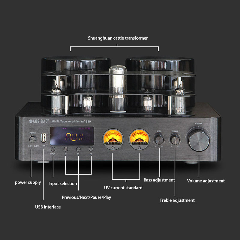 110V 220V 200W*2 HiFi Wireless - Audio Player With Youtube Music review and price