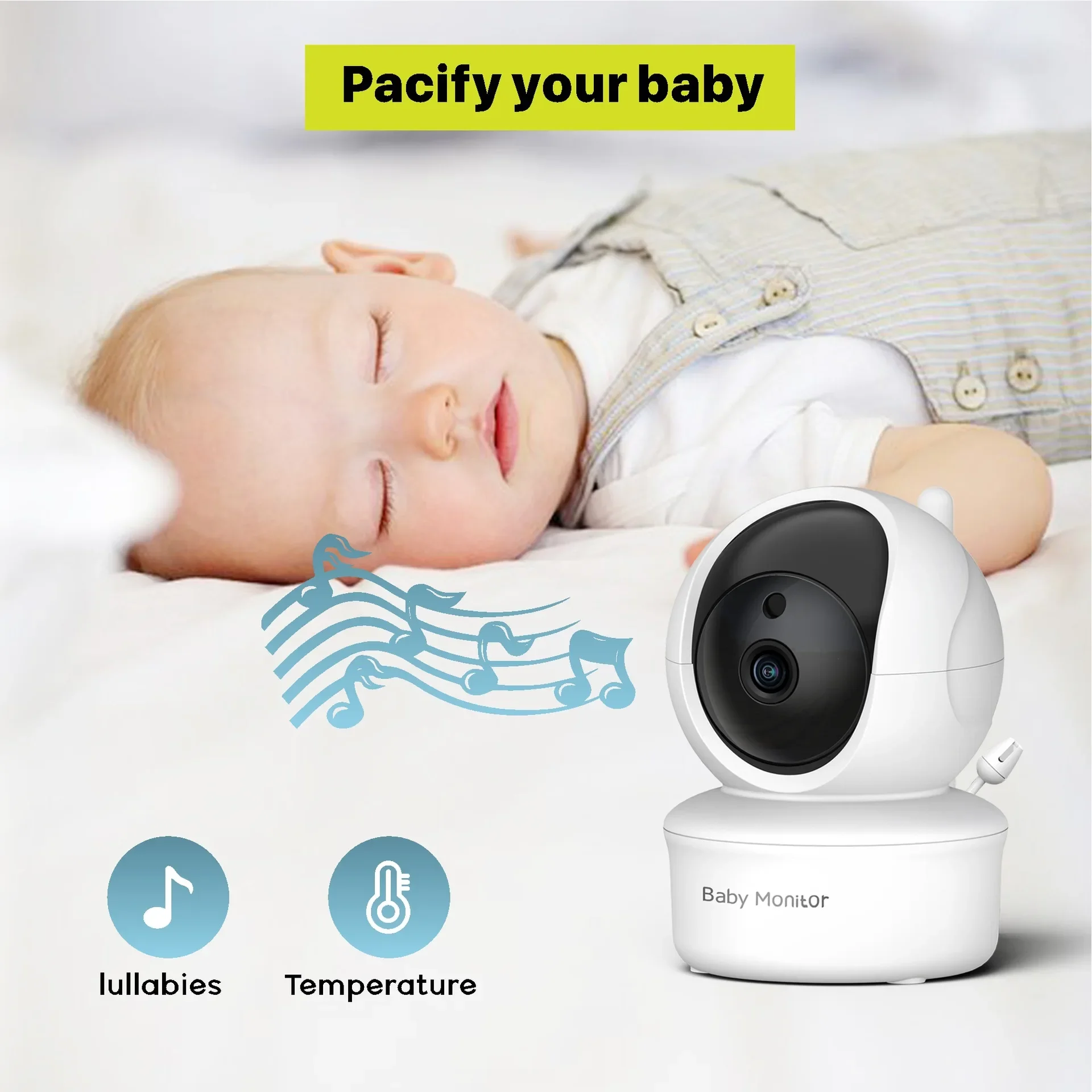 5.0 Inch Video Baby Monitor Wi - Audio Music Kids review and price