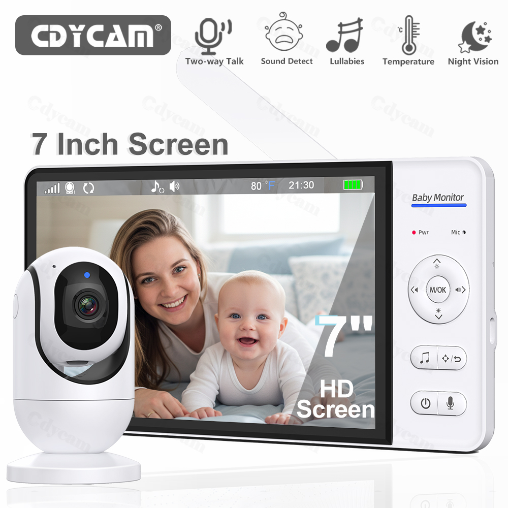 7.0'' Video Baby Monitor 720P  - Audio Music Kids review and price