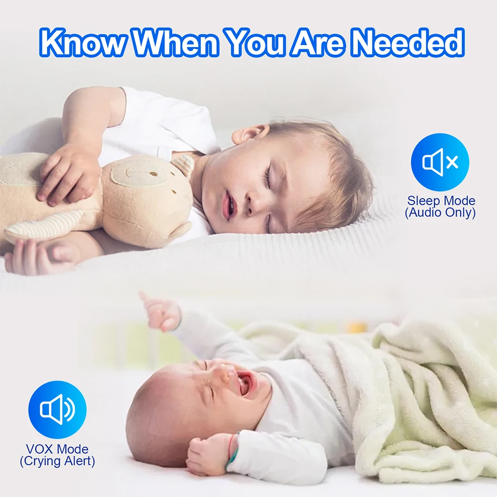 7.0'' Video Baby Monitor 720P  - Audio Music Kids review and price