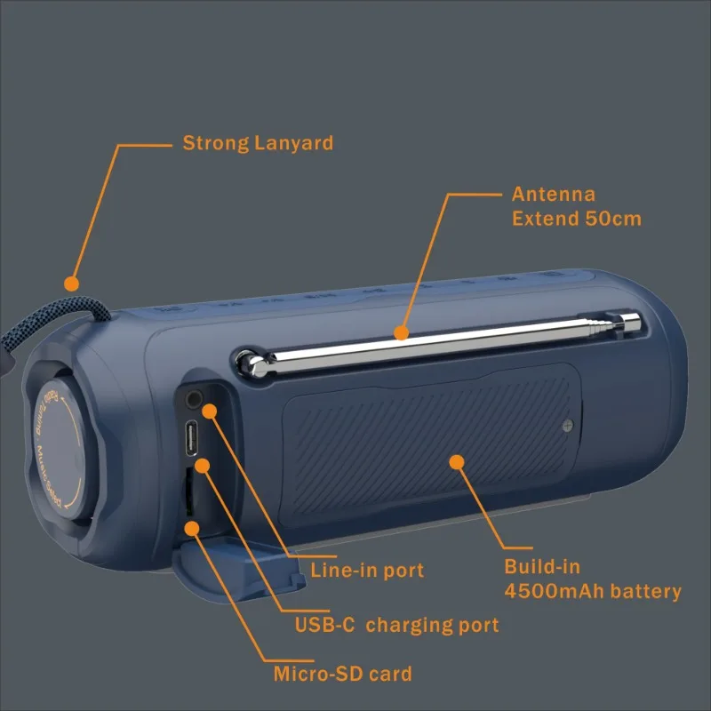 Multi-function Radio Portable  - Audio Music Spotify review and price