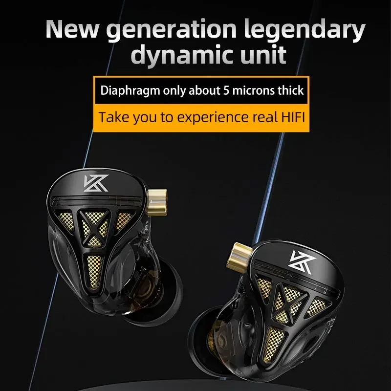 KZ DQS 1DD HiFi IEM Headphones - Audio Music Dj review and price