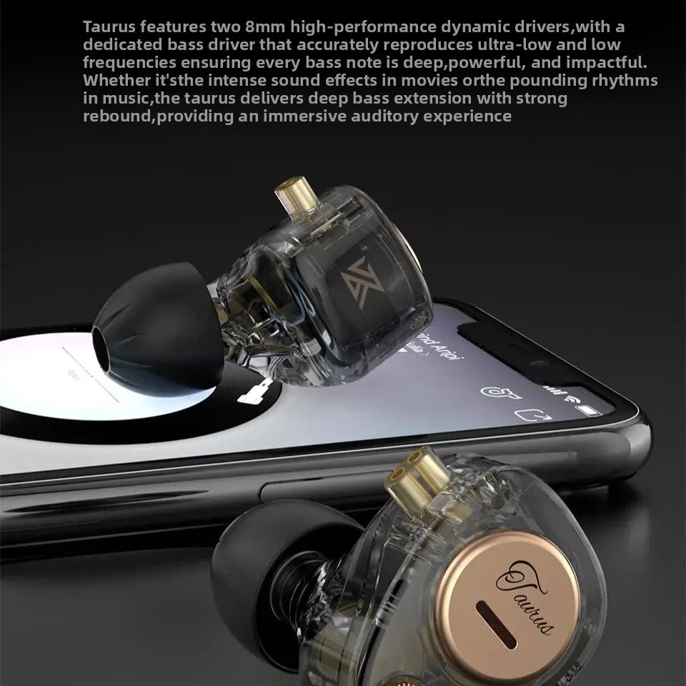 KZ Taurus In Ear Wired Earphon - Audio Music Dj review and price