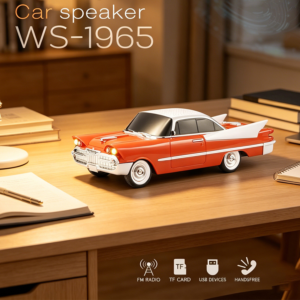 Retro Classic Car Model Blueto - Audio Music Spotify review and price