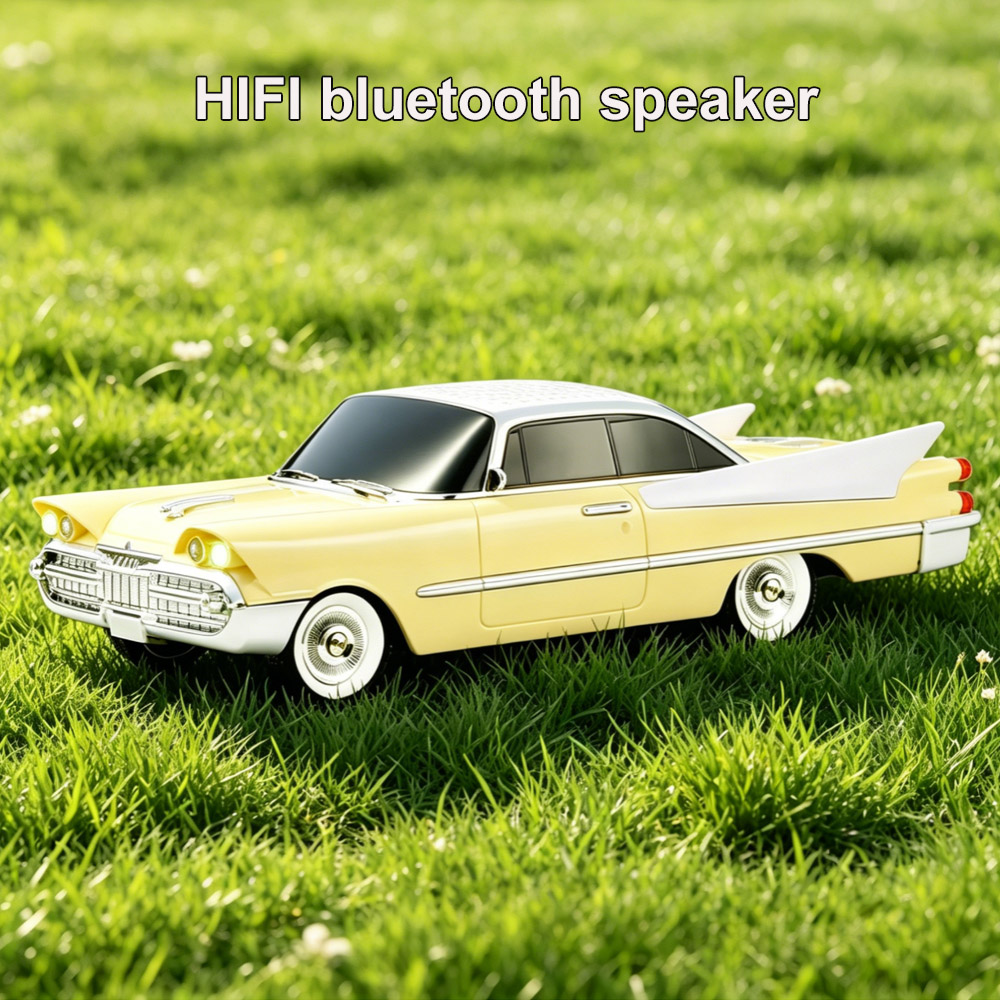 Retro Classic Car Model Blueto - Audio Music Spotify review and price