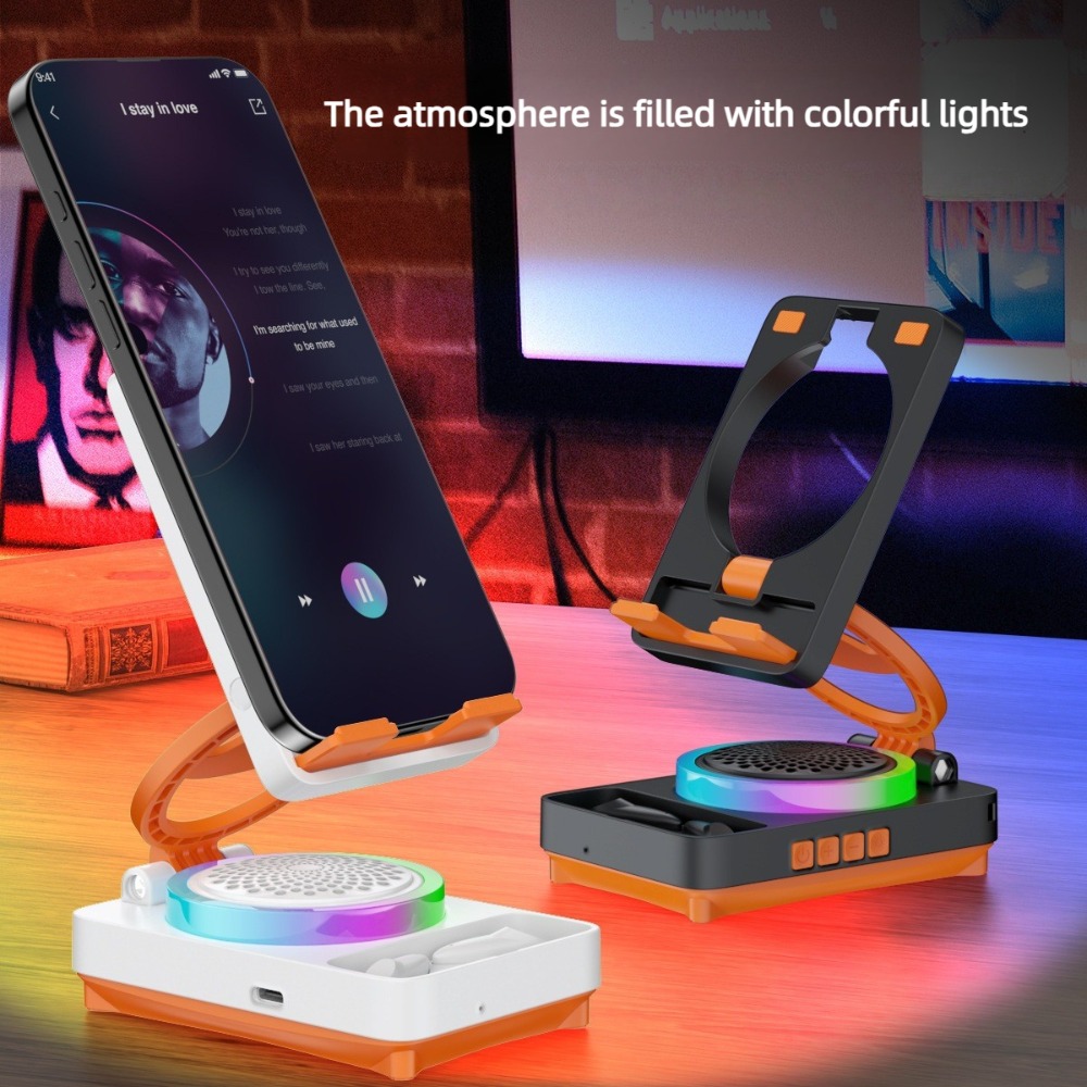 3‑In‑1 Foldable Phone Stand Wi - Audio Music Spotify review and price