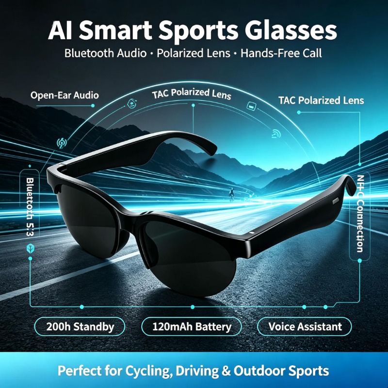 Smart Sports Glasses Open Ear  - Audio Music Original review and price