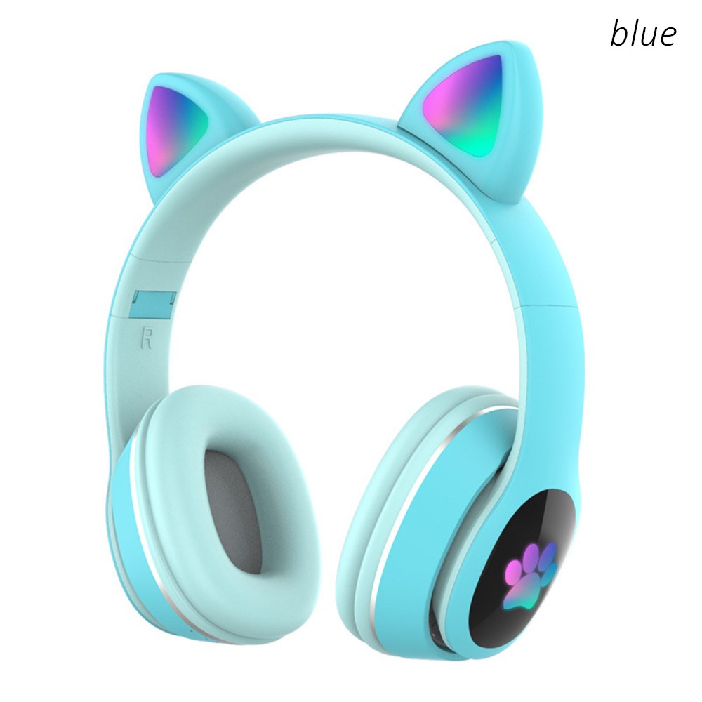 Cute Cat LED Wireless Headphon - Audio Music Kids review and price