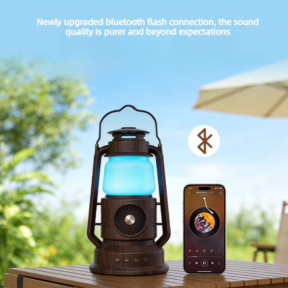 Vintage Lantern Bluetooth Spea - Audio Music Spotify review and price
