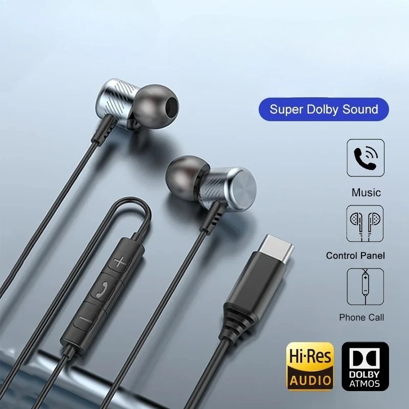 Type‑C Wired In‑Ear Earphones  - Audio Music Game review and price