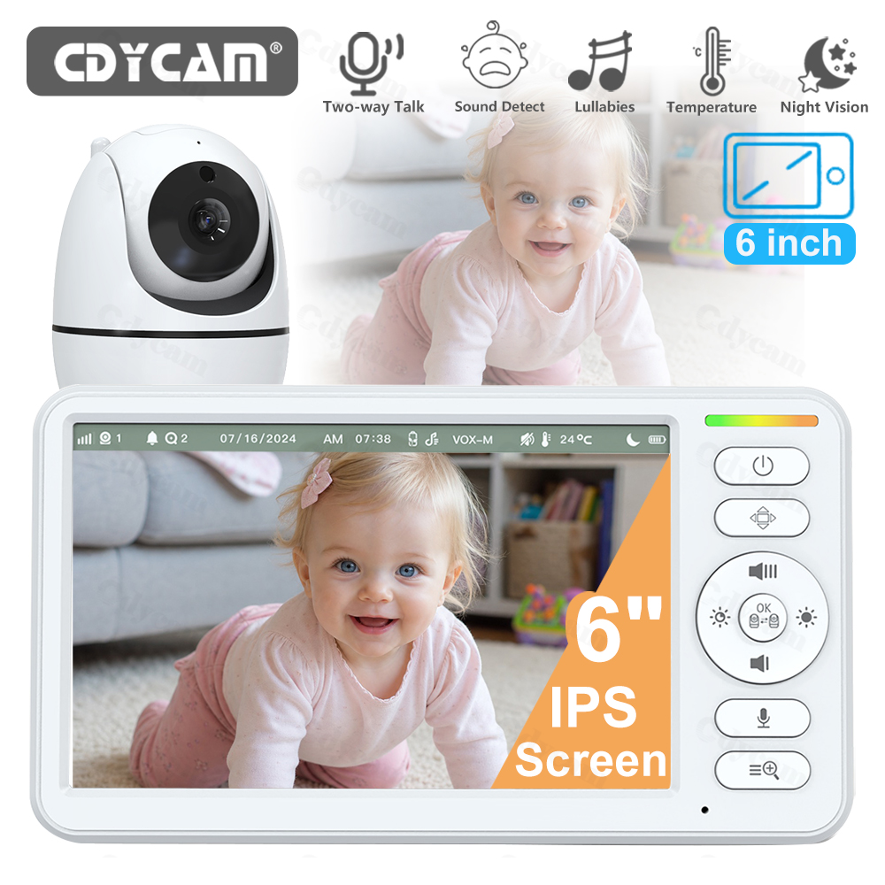 6 Inch Baby Monitor No WiFi PT - Audio Music Kids review and price