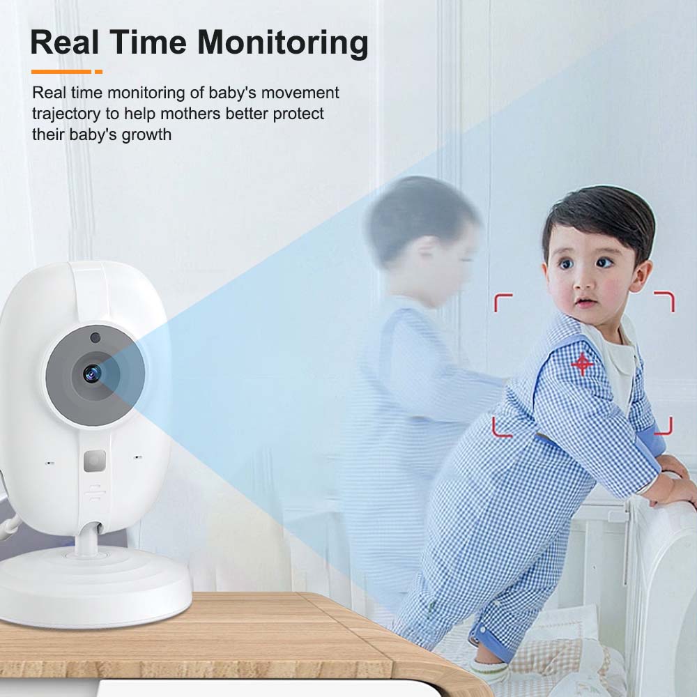 3.5'' Video Baby Monitor 2.4G  - Audio Music Kids review and price