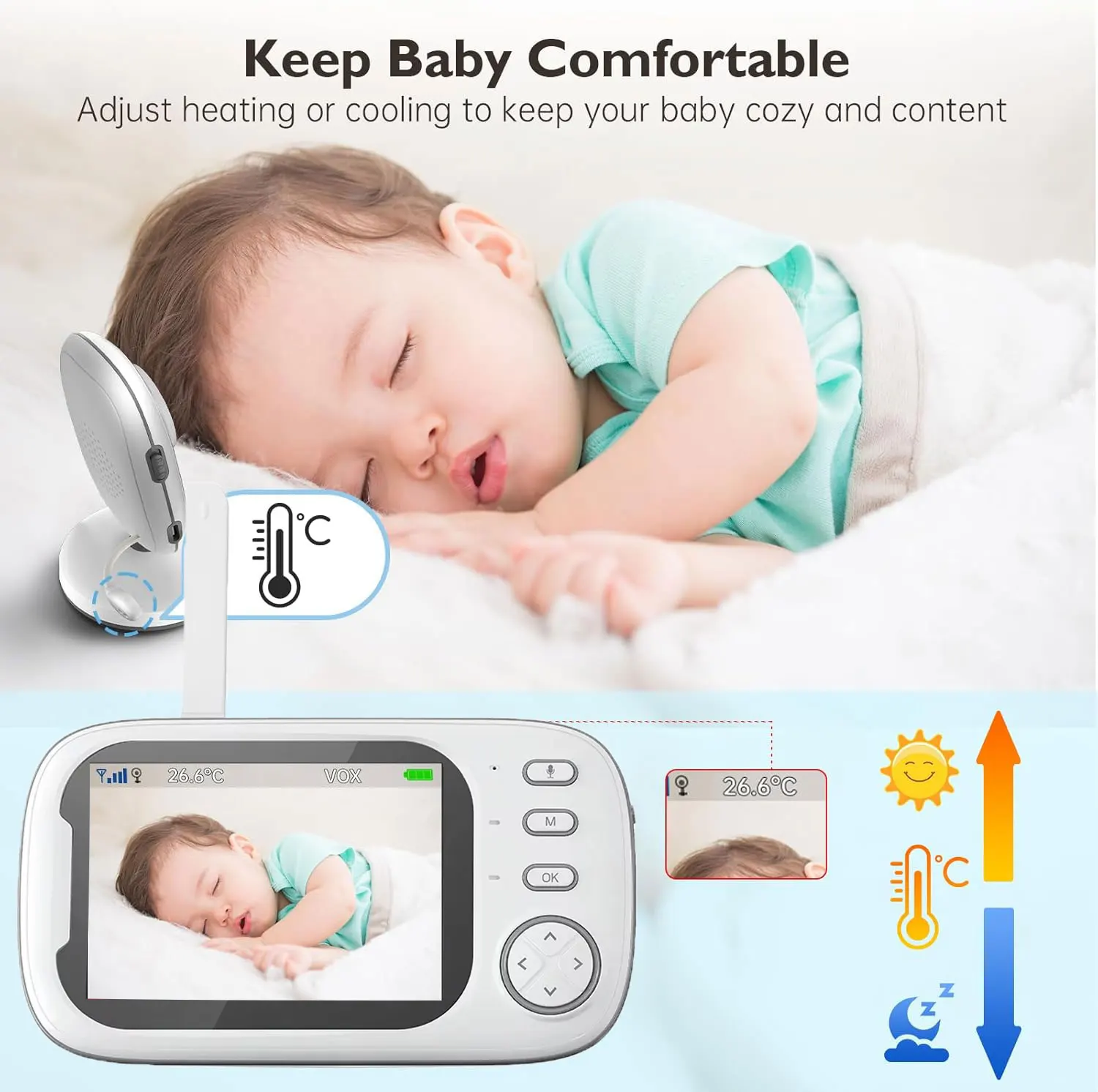 Video Baby Monitor 2.4G Mother - Audio Music Kids review and price