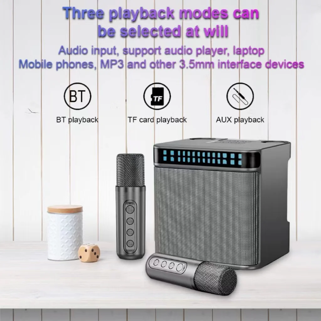 Portable BT Speaker with 2 Wir - Audio Music Kids review and price